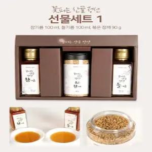 강원도 정선산 참기름 들기름 참깨 선물세트