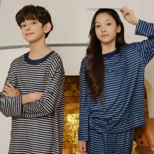 마밤 MSMV 피치기모 아동 주니어 잠옷 초등학생 파자마 실내복 컴피ST세트 6COLORS