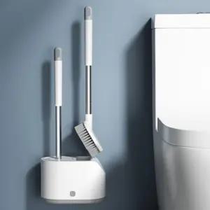 무타공 화장실 욕실 바닥 변기 청소 솔 브러시 2종류 한세트