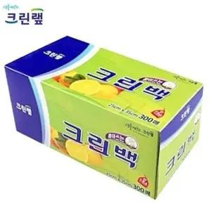 크린? 크린 일회용 위생백 25x35x300매 비닐백 비 비닐백 비닐팩 위생백 위생팩 일회용백