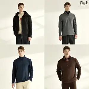 [NnF]초특가 24FW 남성 기모 플리스 집업 4종!(보아퍼 후드집업1종+하프넥집업3종)