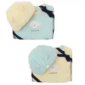 갤러리아 (25FW/출산/백일/돌/예쁜아기옷/생일)도기쭈글퀼팅세트우주복45C70-0