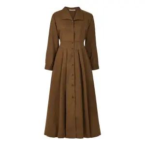 [롯데백화점]포커스 오픈 윙카라 핀턱 원피스 PBBF5F1OP3031