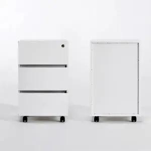 [필웰]E0자재 HM1915 잠금 3단 책상 보조서랍장 DVX