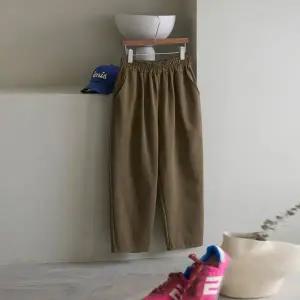 (안나앤플러스) 플리 밴딩 배기핏 팬츠[팬츠DYC16] 빅사이즈