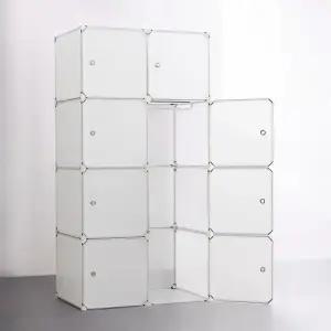 게더릭 화이트 선반 옷장  70x140cm) 선반옷장 옷수납장 조립식옷장 DIY옷장 수납선반 DIY수납장