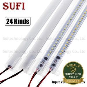 5Pcs AC220V LED 튜브 라이트 바 스트립 20-60CM SMD2835 카운터 쇼케이스 광원에 대 한 에너지 절약 강성