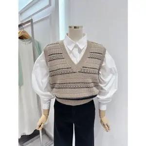 [NS홈쇼핑][ab.f.z](상시특가)오버핏 브이넥 니트 베스트(ATZ4ZW31J)[35439609]