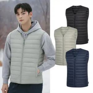 [콜핑] 남성 겨울 웰론 경량 등산 패딩 조끼 KSC761TV0M