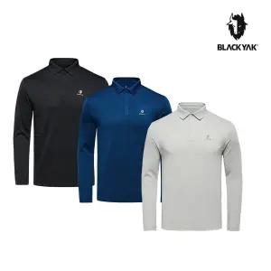 [블랙야크]남성 베이직 폴로티  간절기 남성용 올라운더 긴팔 폴로티셔츠 1BYTSF4009
