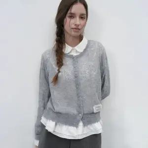 WOMAN 헤어리 펀칭 레이스 가디건 [3COL] / WBE3L04520