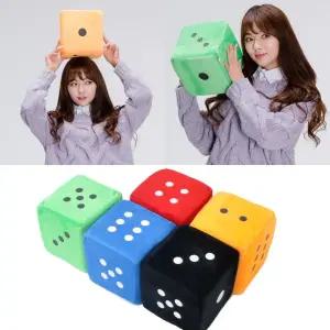스펀지주사위(대)/주사위/놀이/보드게임/천/큰/헝겊/소프트/장난감/점/게임용/쿠션/교구/큐브/완구