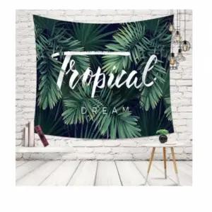 패브릭 커튼 가림천 가림막 바나나잎 바란스 (3NtWt)