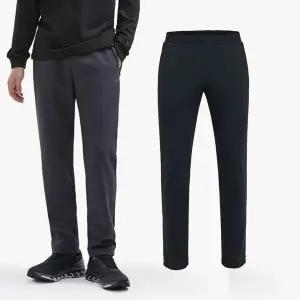 [프로스펙스]남자 블랙 트리코트 본딩 밍크기모 트레이닝 바지 / 남성 겨울 추리닝 하의 팬츠 PW3MN24W2...