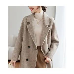 [패션에비뉴] 러블리 더블 롱카라 모직코트 2450FA29838498