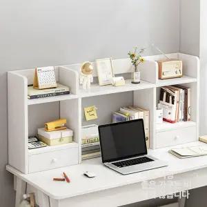 책상책꽂이 원목 서류꽂이 서랍 책꽃이 미니책장