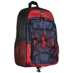 마블 코믹스 스파이더맨 마일스 모랄레스 17인치 백팩 노트북 여행용 책가방 패딩 백 조절 가능 스트랩 번지 코드