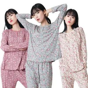 폭스 피치기모 A타입 플라워 잠옷세트 E5 여성용