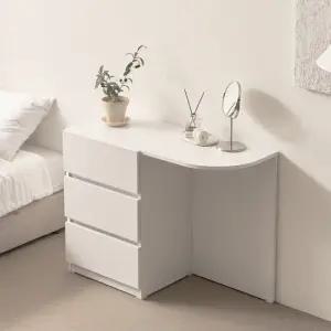 보루네오 마르체 모어 E0 라운드 서랍장 콘솔 화장대 1000 BHS015C (착불)