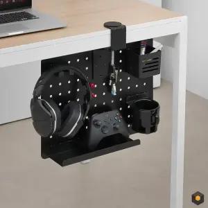 엔산마운트 PEG420R (B/W) 페그보드 무타공 타공판 악세서리 - 블랙