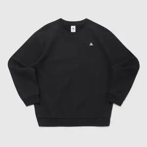 [르꼬끄](강남점)에센셜 루즈 기모 맨투맨 BLK / QQ423LFSO1 / 남여공용