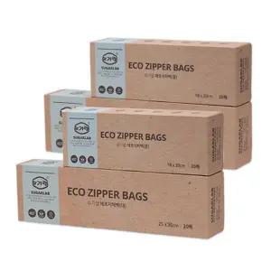 슈가랩 사탕수수 에코지퍼백 대 2p 중 2p