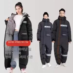 겨울작업복 방한복 일체형 배달 원피스