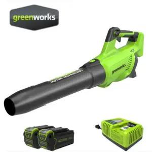 그린웍스 40V충전엑시얼브로워 730=700CFM 송풍기 낙엽청소 2팩