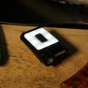 크레모아 LED 충전식 헤드라이트 랜턴 캡온 65A+ 블랙