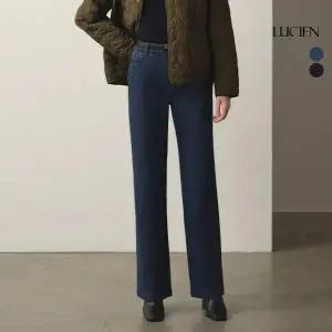 루시앙 릴렉스핏 기모 니팅 데님 팬츠 2종 택1