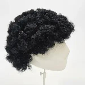 리얼한색감 포토부스촬영뽀글머리가발 코스프레파티분장소품 블랙