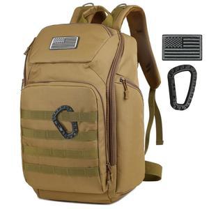 발리노프 전술 백팩 남성용 30L 밀리터리 몰 육군 돌격 팩 데이팩 하이킹 배낭 버그 아웃백(탄)
