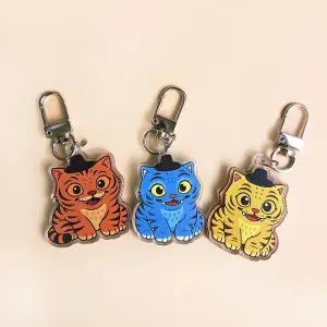 [갓샵] 갓쓴 케이팝 호랑이 키링 열쇠 고리 굿즈 외국인 친구 선물 호작도 12 십이 간지 키홀더 한국 전통