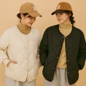 여성 경량 패딩 점퍼 봄가을겨울 간절기 학생 직장인 퀼팅 패딩 데일리 아우터