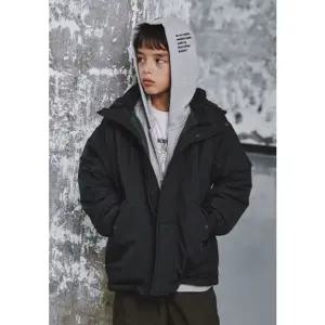 [갤러리아] (블루테일) 주니어 블랙 후드 리버시블 화섬 점퍼AZH1JP01BK