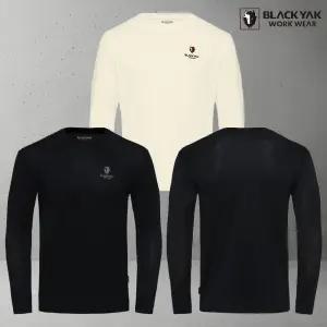 블랙야크 간절기 긴팔티셔츠 고기능성 워크웨어 등산 작업복 라운드 S-히트플러스상의