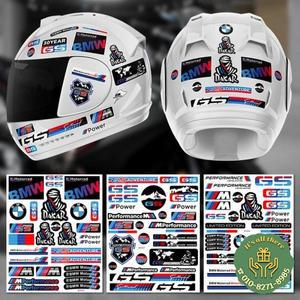 BMW 오토바이 반사 스티커 모토크로스 개조 바디 헬멧 충격 흡수 연료 탱크 테일 박스 휠 허브 장식 데칼