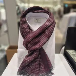 [AK플라자] [레노마셔츠] 모100% 남성 롱머플러BPFTM1401와인