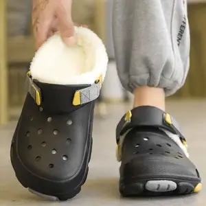 털 내피 크록스 호환 안감 샌들 퍼 탈부착-WDF790E