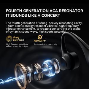 Sanag B60SProMax 진정한 골전도 무선 이어폰 수영 승마 헤드폰 64GB 오프라인 로컬 MP3 재생 버드