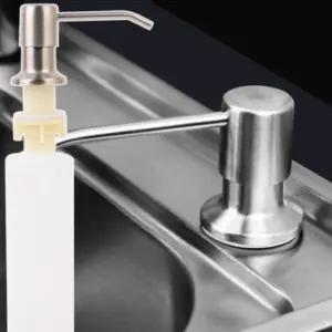 싱크대 매립형 주방 세제 용기 통 디스펜서 설치 펌핑 세제통 씽크대 구멍 리필 디스펜스
