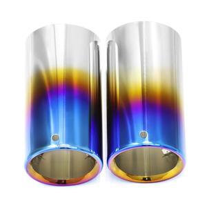 BMW F30 E92 시리즈 GT 325i 2006 2008-2010 용 스테인레스 스틸 자동차 배기 트림 머플러 팁 커버 2개/세