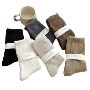 보너게인 부드러운 앙고라 무압박 데일리 수면 양말 겨울 보온