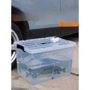 튼튼한 초대형 리빙박스 350L 투명 플라스틱 보관함 수납함 120L