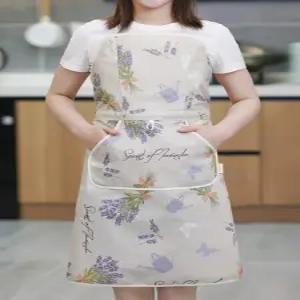 끈없는 앞치마 방수 자동 라벤더 자석 코팅 방수앞치마