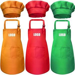 성인 부모 자식 요리사 앞치마 그림 교실 세트 및 모자