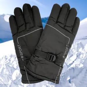 스트랩 패딩장갑 남녀공용 스키장갑 겨울 배달 라이더 장갑
