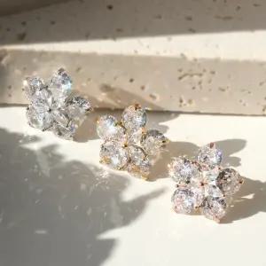 14k G.F 탈리스 크리스탈 귀걸이 EA2766