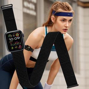 Apple Watch와 호환되는 발목/팔 밴드 49mm 38mm, 여성용 남성용 신축성 있는 발목 스트랩