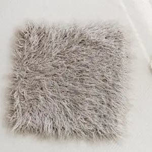 마켓비 방석 의자 카페 예쁜 퍼 털 겨울 45x45 그레이 BNS